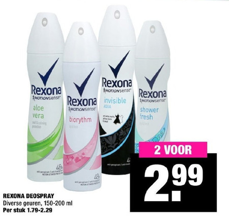 Rexona   deodorant folder aanbieding bij  Big Bazar - details