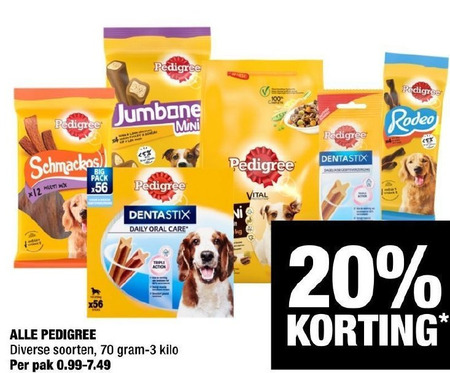 Pedigree   hondensnacks folder aanbieding bij  Big Bazar - details