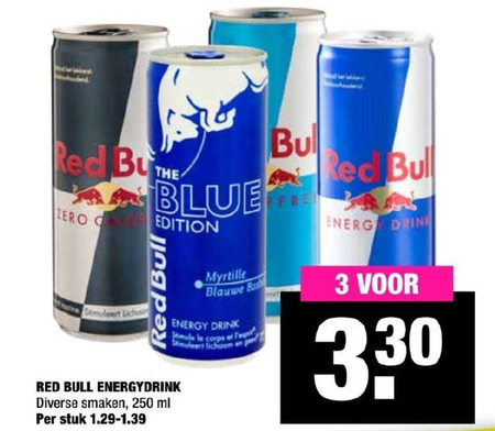 Red Bull   energiedrank folder aanbieding bij  Big Bazar - details