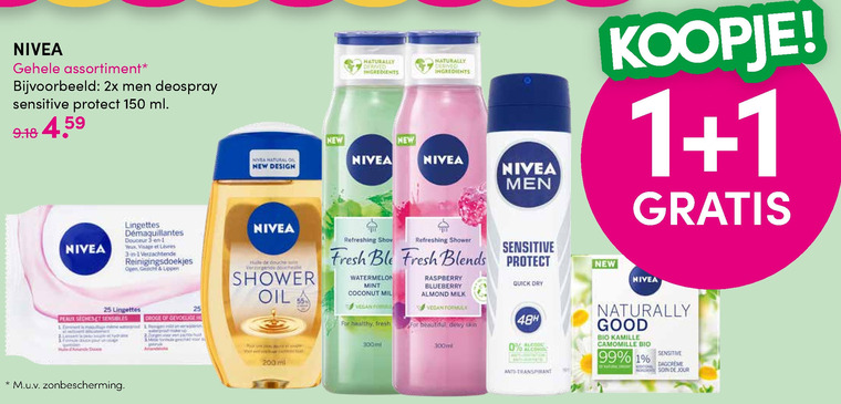 Nivea   dagcreme, gezichtsverzorging folder aanbieding bij  DA - details