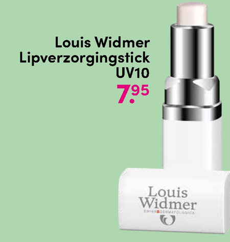 Louis Widmer   lippenbalsem folder aanbieding bij  DA - details