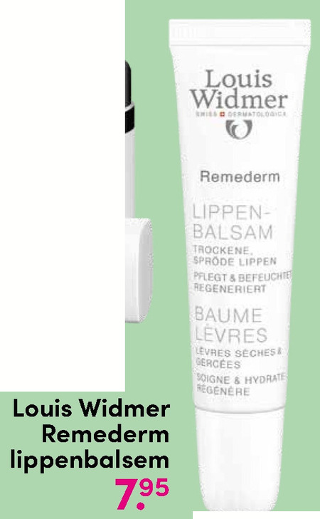 Louis Widmer   lippenbalsem folder aanbieding bij  DA - details