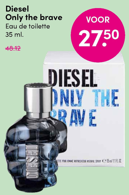 Diesel   eau de toilette folder aanbieding bij  DA - details