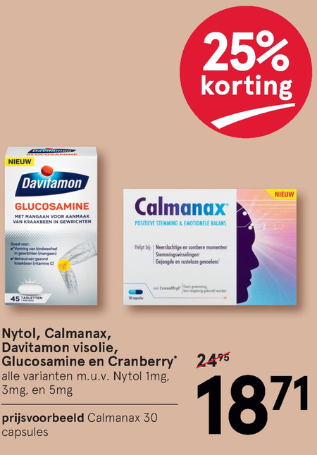 Bel terug dutje oosten Davitamon voedingssupplement folder aanbieding bij Etos - details