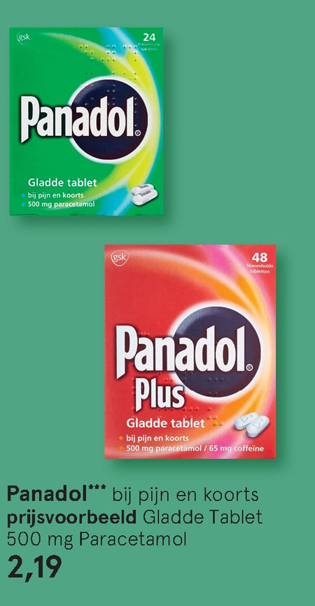 Panadol   pijnremmer folder aanbieding bij  Etos - details