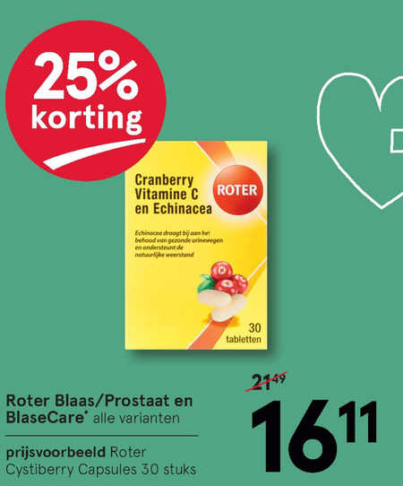 Roter   voedingssupplement folder aanbieding bij  Etos - details