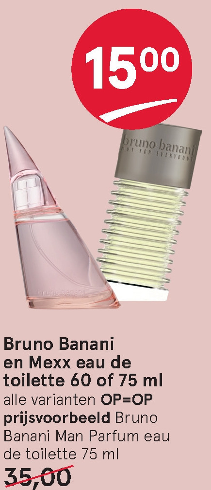 Bruno Banani   eau de toilette folder aanbieding bij  Etos - details