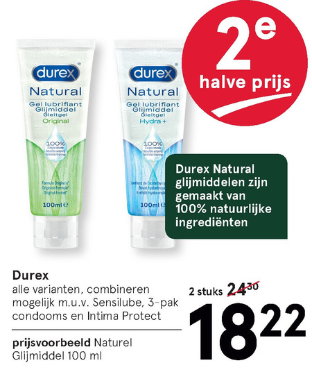 Durex   glijmiddel, condooms folder aanbieding bij  Etos - details