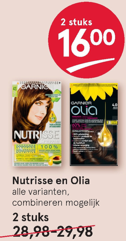 Garnier Olia   haarkleuring folder aanbieding bij  Etos - details