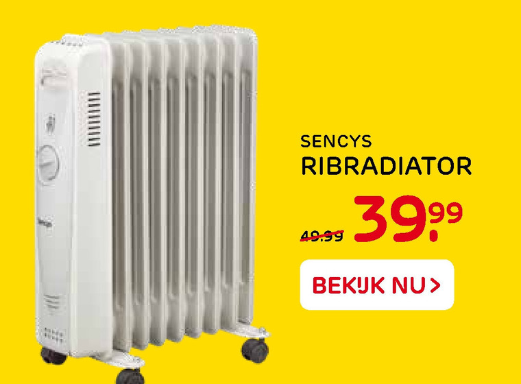 Sencys   elektrische kachel folder aanbieding bij  Praxis - details