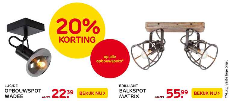 Brilliant   opbouwspots folder aanbieding bij  Praxis - details