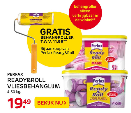 Perfax behanglijm folder aanbieding bij - details