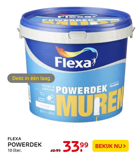 Flexa   muurverf folder aanbieding bij  Praxis - details