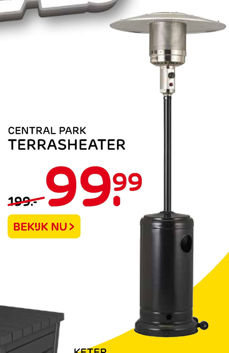 Central Park   staande terrasverwamer folder aanbieding bij  Praxis - details