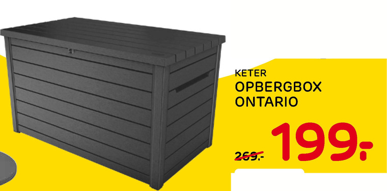 Keter   tuinstoelkussenbox folder aanbieding bij  Praxis - details