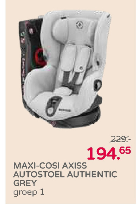 Maxi-Cosi   autokinderzitje folder aanbieding bij  Prenatal - details