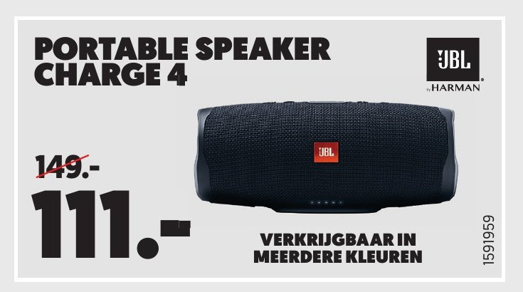 JBL   portable speakerset folder aanbieding bij  Mediamarkt - details