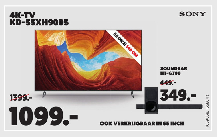 Sony   soundbar, 4k ultrahd televisies folder aanbieding bij  Mediamarkt - details