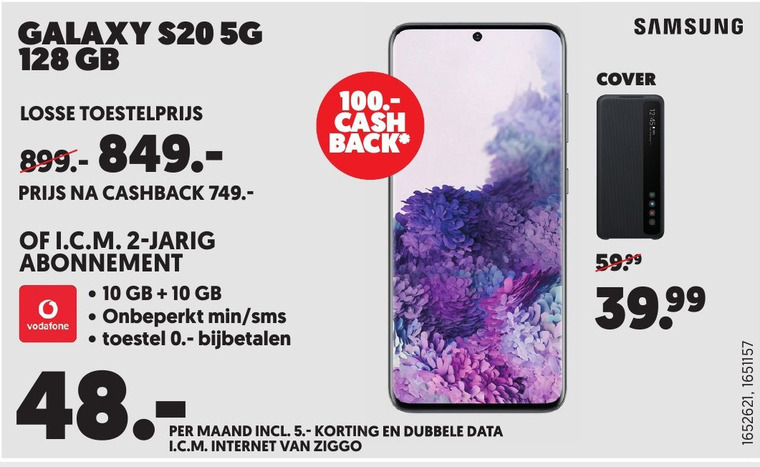 Samsung   mobiel met abonnement folder aanbieding bij  Mediamarkt - details