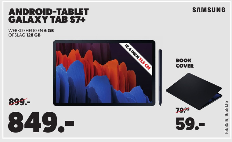 Samsung   tablet folder aanbieding bij  Mediamarkt - details