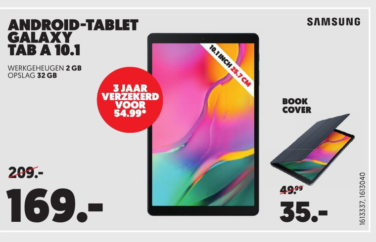 Samsung   tablet folder aanbieding bij  Mediamarkt - details