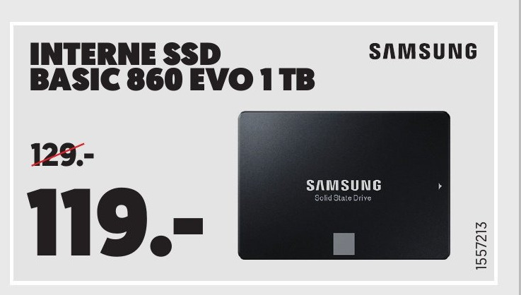 Samsung   ssd harde schijf folder aanbieding bij  Mediamarkt - details