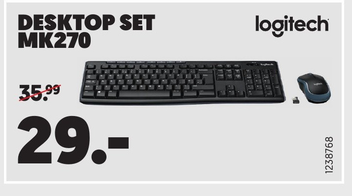 Logitech   toetsenbord folder aanbieding bij  Mediamarkt - details