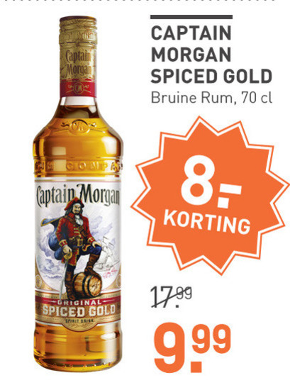 Captain Morgan   rum folder aanbieding bij  Gall & Gall - details