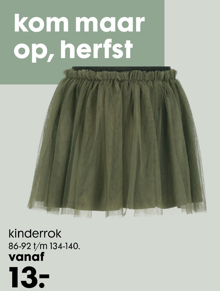 Hema huismerk   meisjesrok folder aanbieding bij  Hema - details