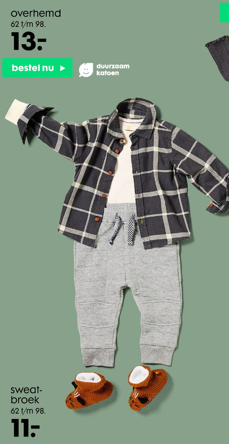 Hema huismerk   babybroek folder aanbieding bij  Hema - details