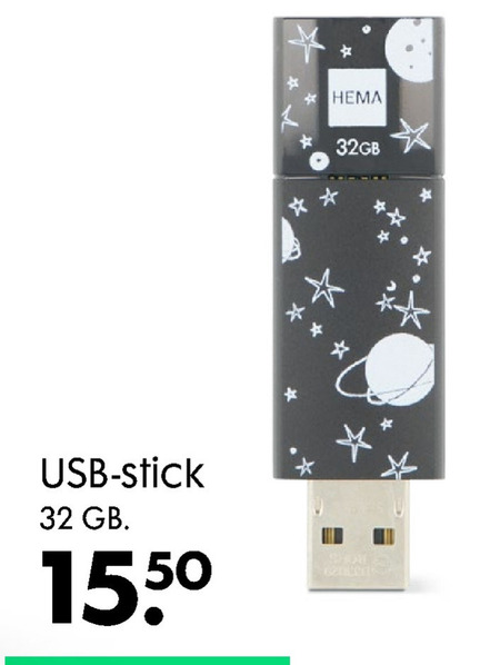 Hema huismerk   usb stick folder aanbieding bij  Hema - details