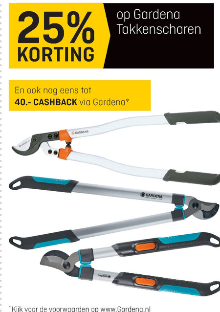 Gardena   takkenschaar folder aanbieding bij  Hubo - details