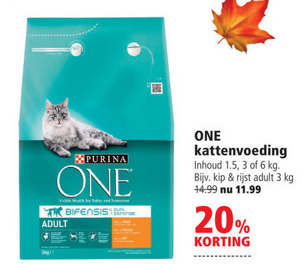 One   kattenvoer folder aanbieding bij  Welkoop - details