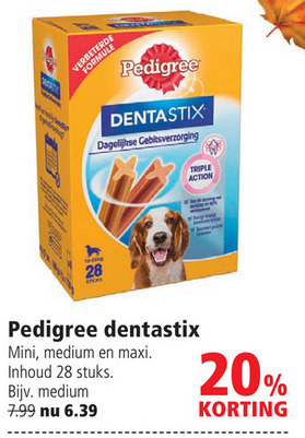 Pedigree Dentastix   hondensnacks folder aanbieding bij  Welkoop - details