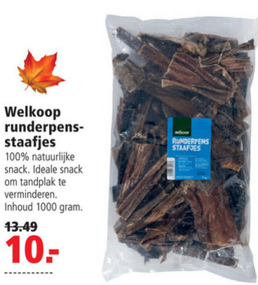 Welkoop Huismerk   hondensnacks folder aanbieding bij  Welkoop - details