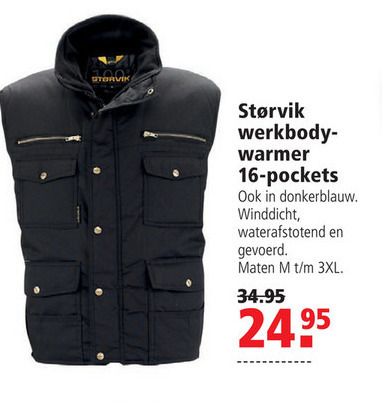 Storvik   heren bodywarmer folder aanbieding bij  Welkoop - details