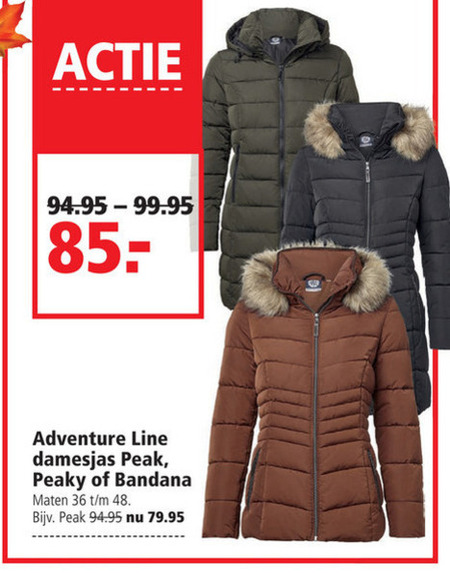 steenkool operator Erfenis Adventure Line damesjas folder aanbieding bij Welkoop - details