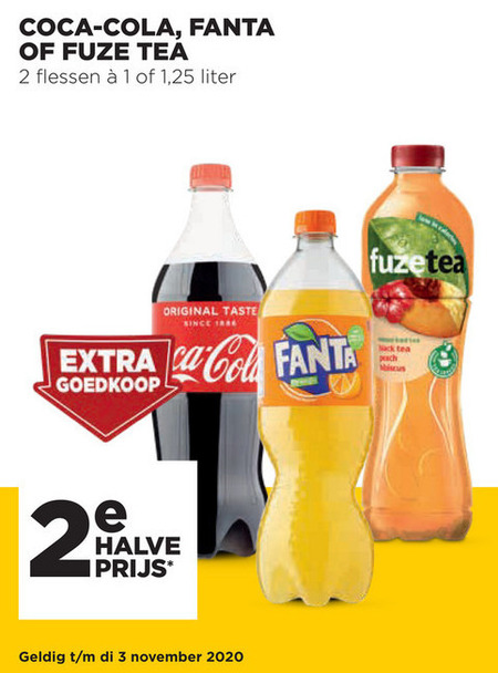 Fuze Tea   ice tea, frisdrank folder aanbieding bij  Jumbo - details