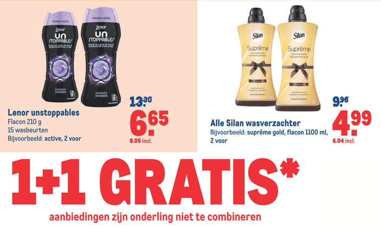 Silan   wasverzachter folder aanbieding bij  Makro - details