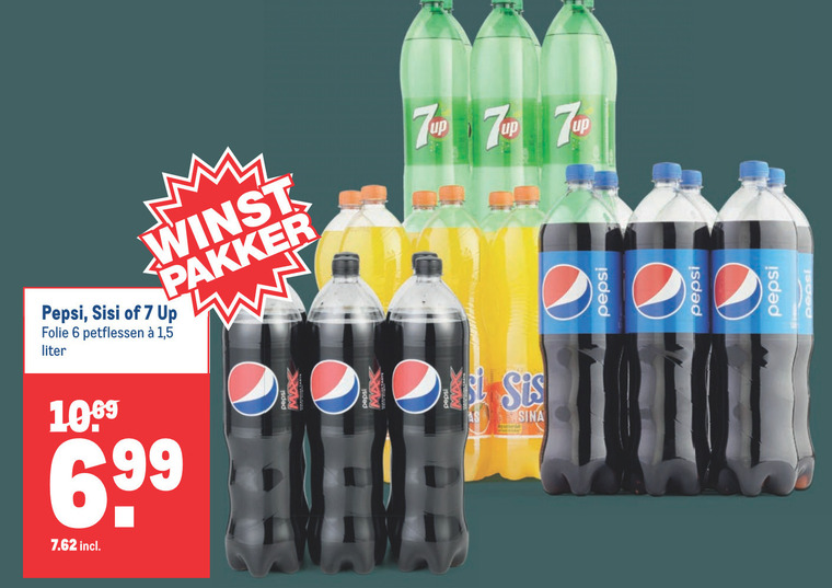 7-Up   frisdrank, cola folder aanbieding bij  Makro - details