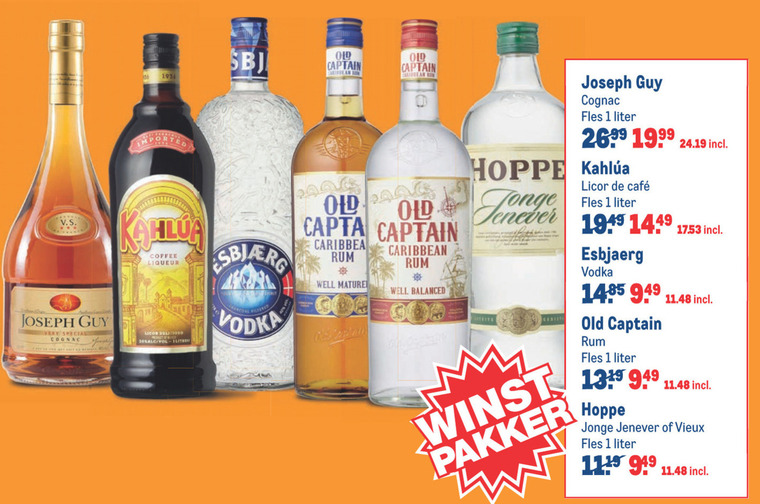 Joseph Guy   rum, wodka folder aanbieding bij  Makro - details