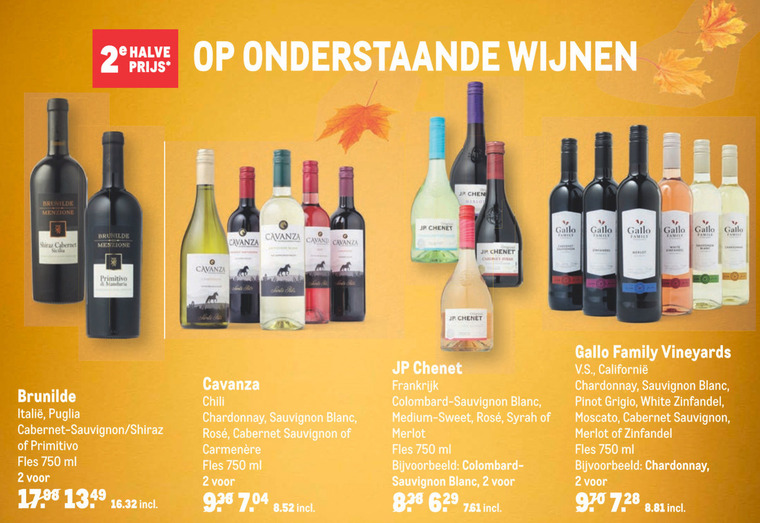 Brunhilde di Menzione   rode wijn, witte wijn folder aanbieding bij  Makro - details