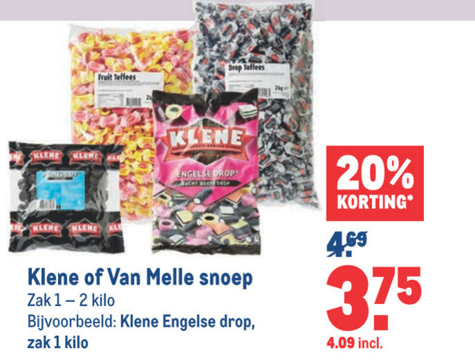 Van Melle   snoep, drop folder aanbieding bij  Makro - details