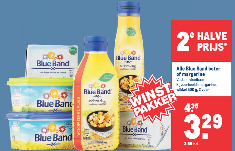 Blue Band   olie en vetten, margarine folder aanbieding bij  Makro - details