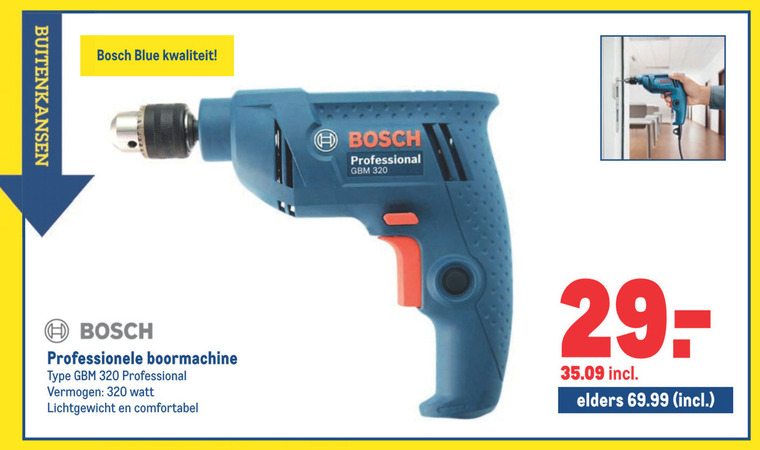 geest Leerling diepte Bosch klopboormachine folder aanbieding bij Makro - details