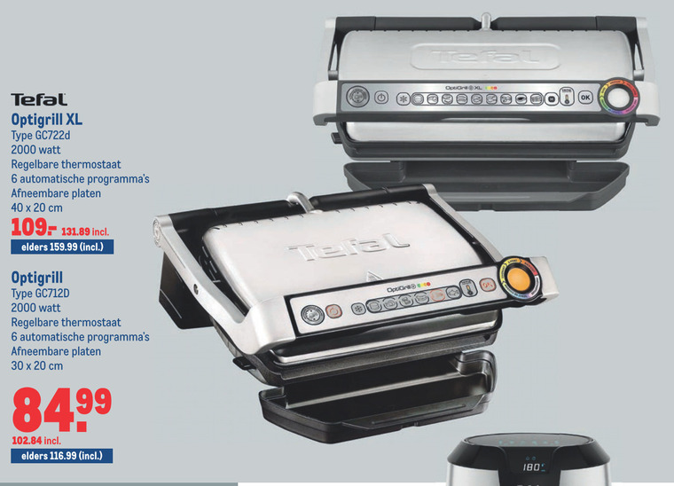 Tefal   grillplaat folder aanbieding bij  Makro - details