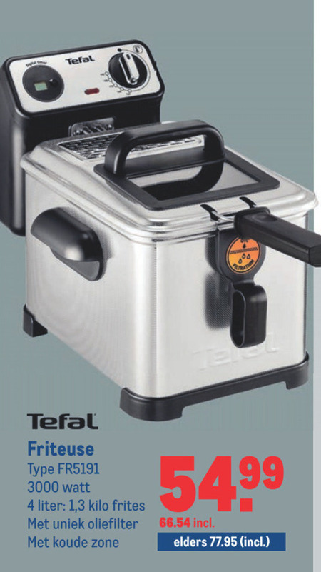 Tefal   friteuse folder aanbieding bij  Makro - details