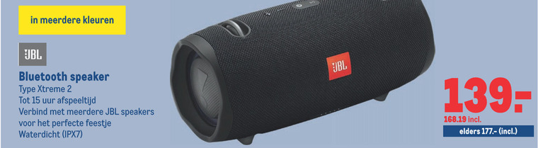 JBL   portable speakerset folder aanbieding bij  Makro - details