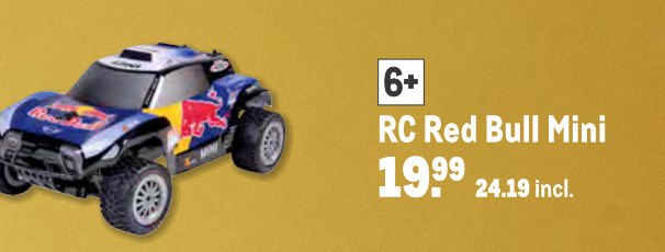 Red Bull   auto met afstandsbediening folder aanbieding bij  Makro - details