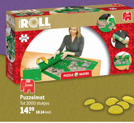 Jumbo   puzzelmat folder aanbieding bij  Makro - details